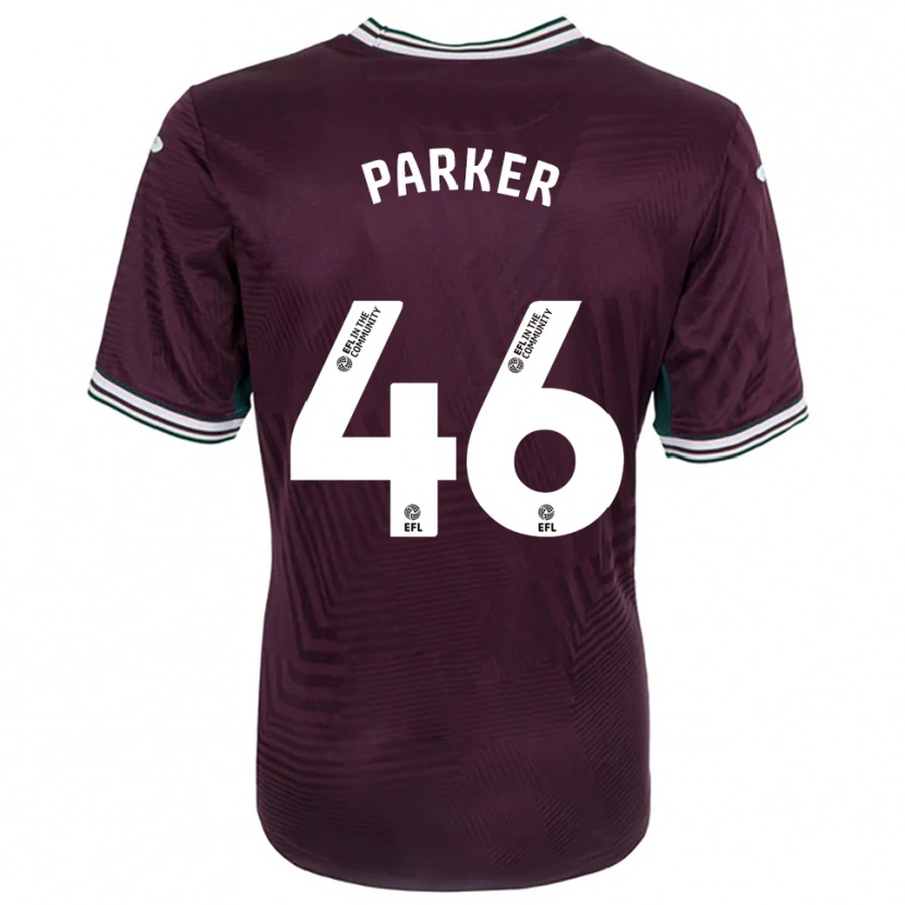 Danxen Criança Camisola Arthur Parker #46 Ferrugem Vermelho Branco Alternativa 2025/26 Camisa