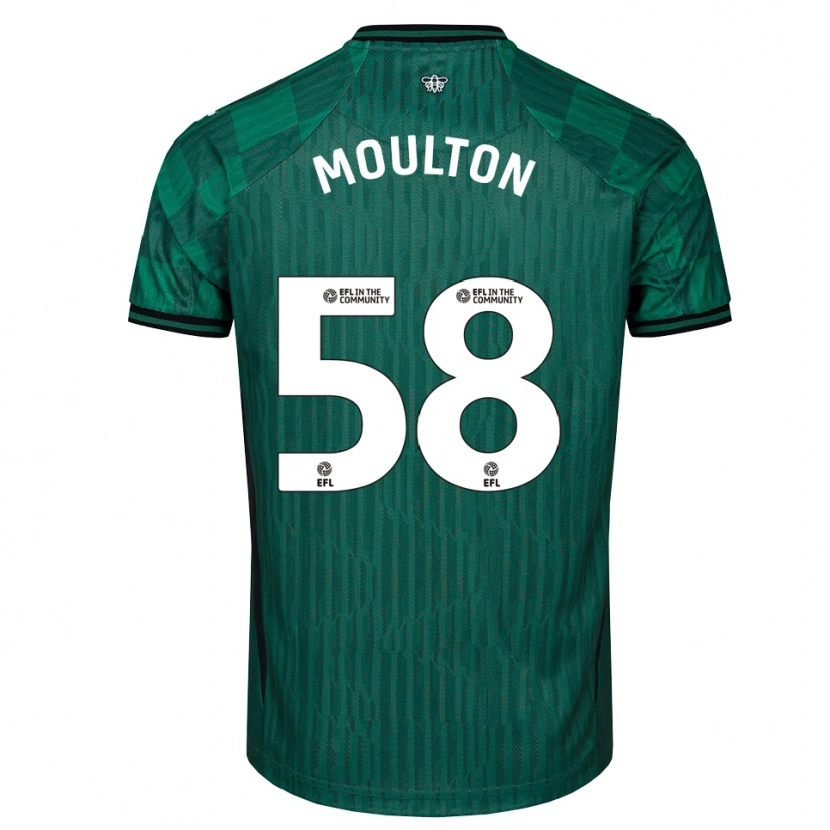 Danxen Criança Camisola Jai-Dea Moulton #58 Verde Preto Alternativa 2025/26 Camisa