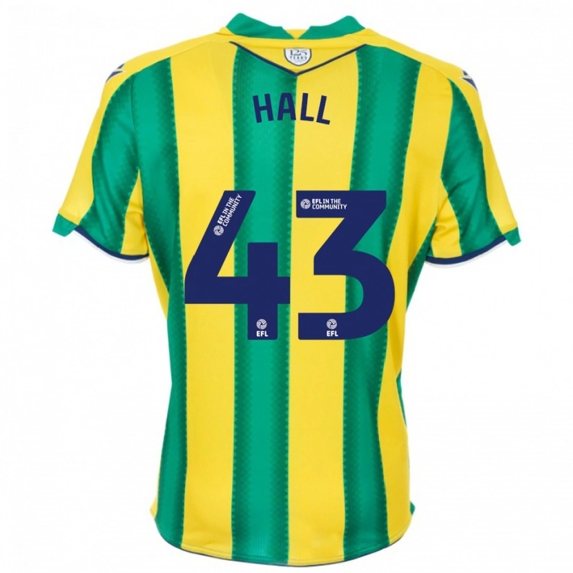 Danxen Criança Camisola Reece Hall #43 Amarelo Verde Alternativa 2025/26 Camisa