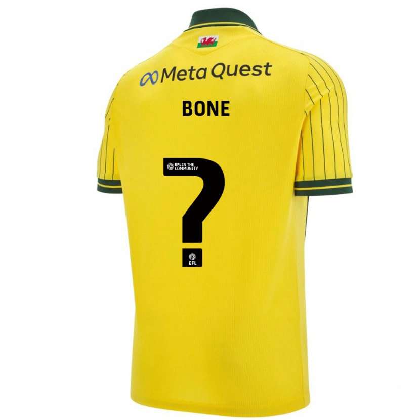 Danxen Criança Camisola Kai Bone #0 Amarelo Verde Alternativa 2025/26 Camisa