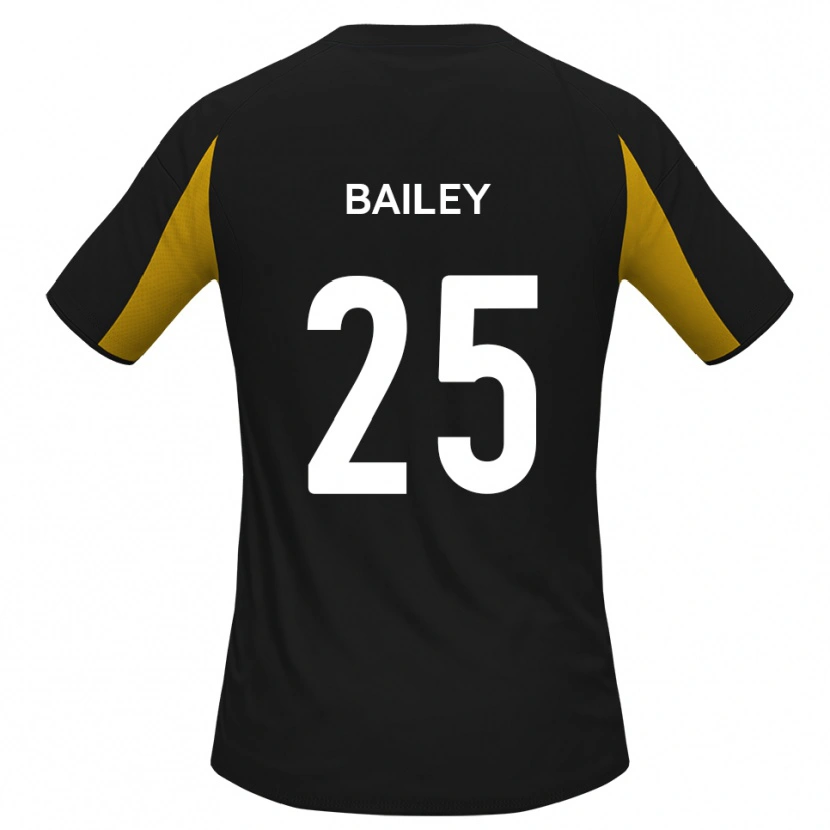 Danxen Criança Camisola Joel Bailey #25 Preto Amarelo Alternativa 2025/26 Camisa