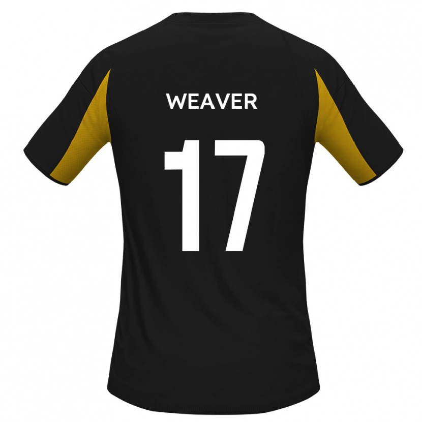 Danxen Criança Camisola Lucas Weaver #17 Preto Amarelo Alternativa 2025/26 Camisa