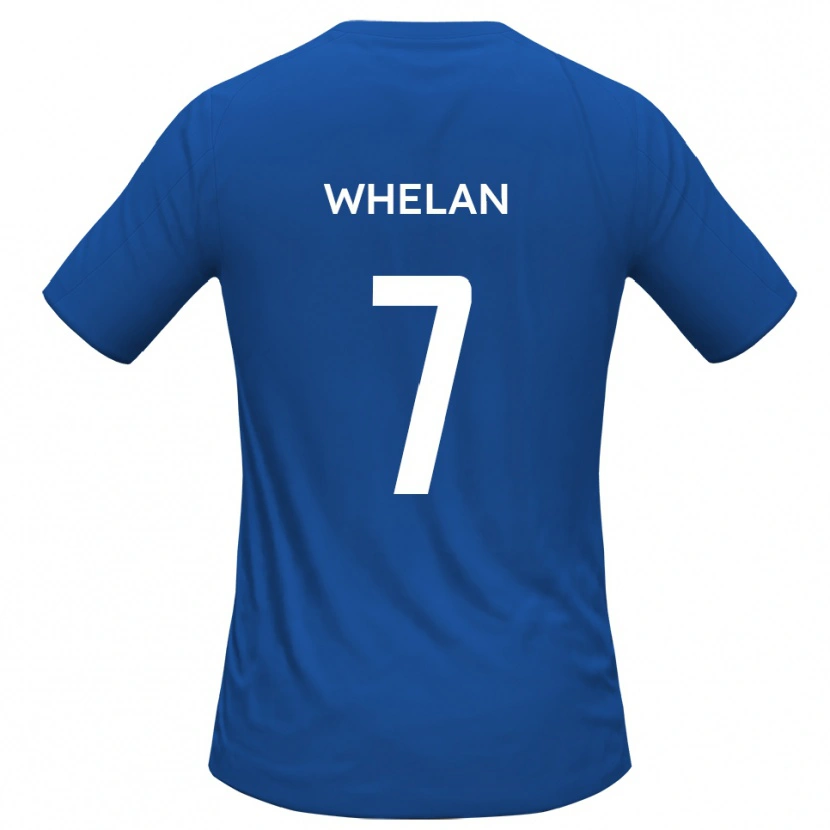 Danxen Criança Camisola Tom Whelan #7 Azul Celeste Alternativa 2025/26 Camisa