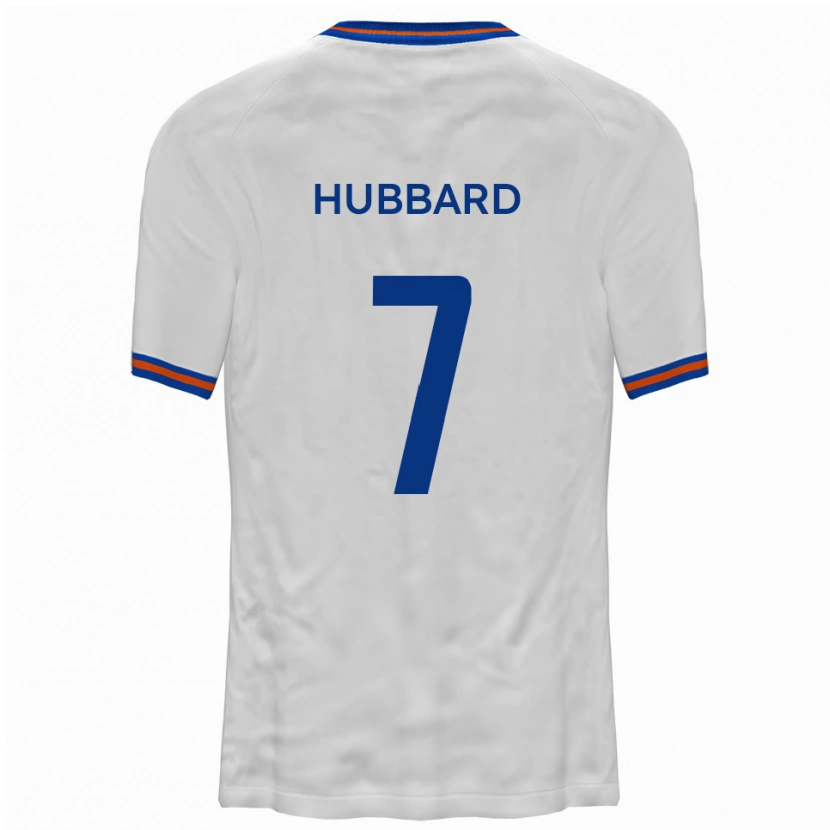 Danxen Criança Camisola Fletcher Hubbard #7 Branco Azul Alternativa 2025/26 Camisa