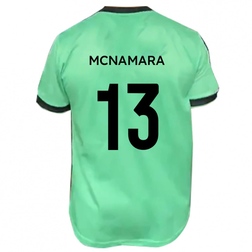 Danxen Criança Camisola Josh Mcnamara #13 Turquesa Preto Alternativa 2025/26 Camisa