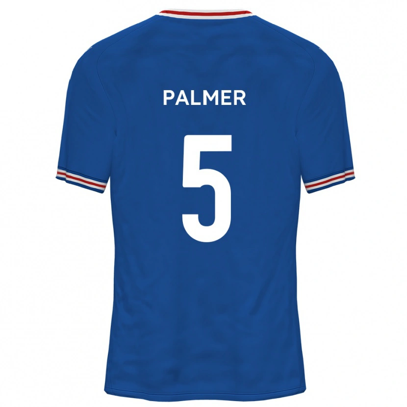Danxen Criança Camisola Ashley Palmer #5 Azul Dodger Alternativa 2025/26 Camisa
