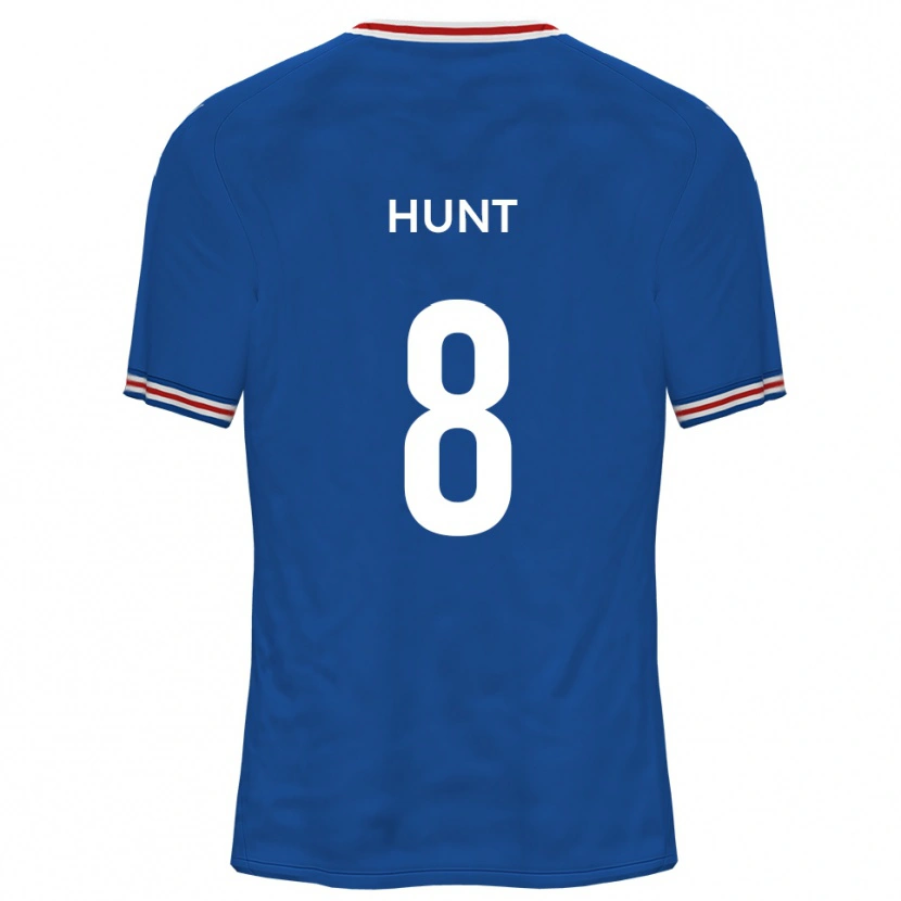 Danxen Criança Camisola Alex Hunt #8 Azul Dodger Alternativa 2025/26 Camisa
