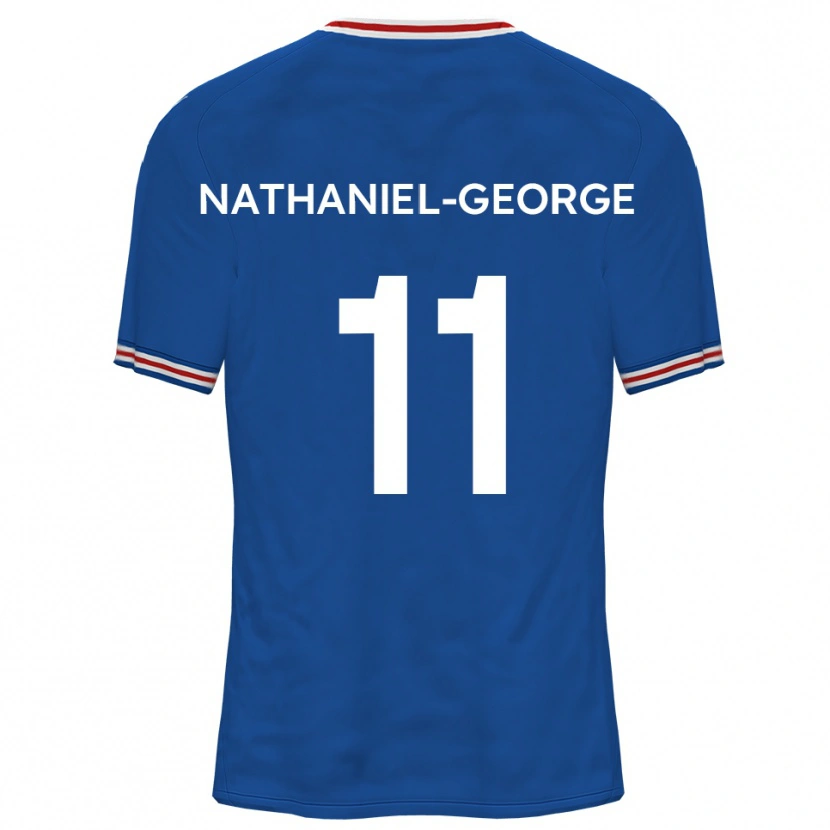 Danxen Criança Camisola Ashley Nathaniel-George #11 Azul Dodger Alternativa 2025/26 Camisa