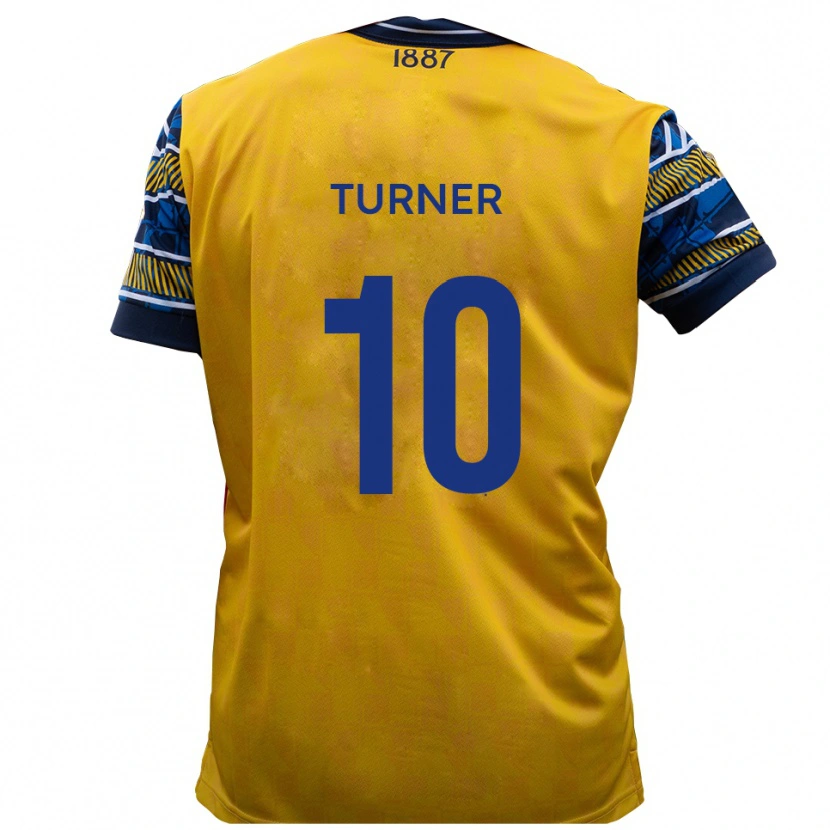 Danxen Criança Camisola Jack Turner #10 Amarelo Preto Alternativa 2025/26 Camisa