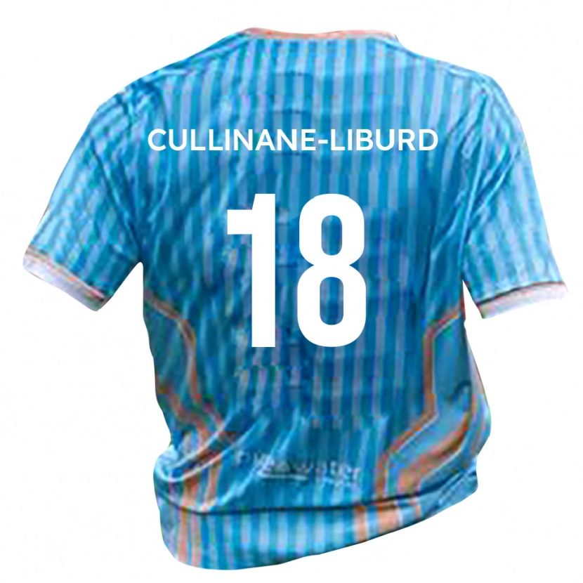 Danxen Criança Camisola Jordan Cullinane-Liburd #18 Preto Dourado Alternativa 2025/26 Camisa