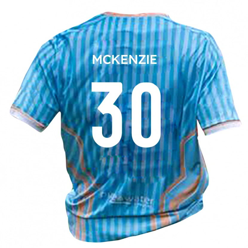 Danxen Criança Camisola Zach Mckenzie #30 Preto Dourado Alternativa 2025/26 Camisa