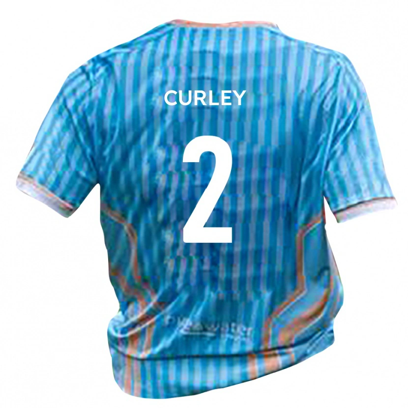 Danxen Criança Camisola Matt Curley #2 Preto Dourado Alternativa 2025/26 Camisa