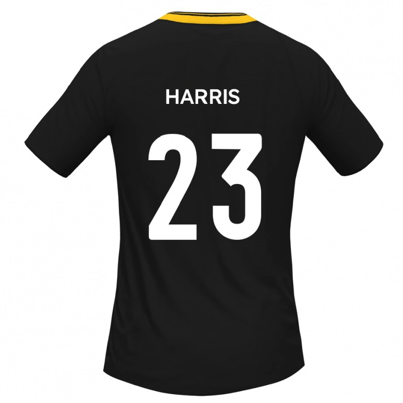 Danxen Criança Camisola Jayden Harris #23 Preto Amarelo Alternativa 2025/26 Camisa