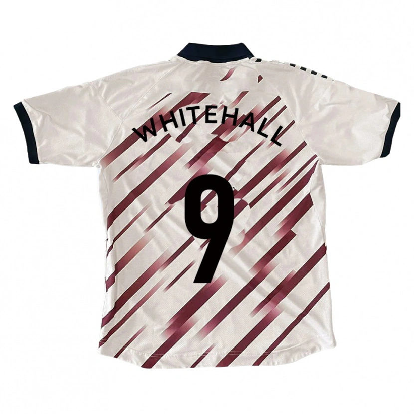 Danxen Criança Camisola Danny Whitehall #9 Branco Vermelho Alternativa 2025/26 Camisa