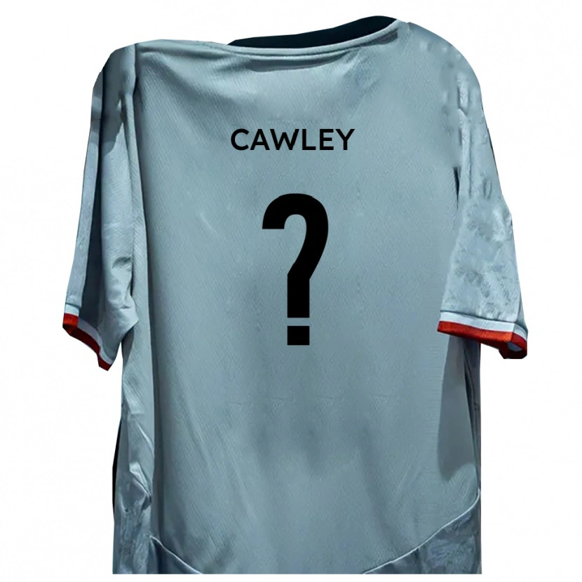 Danxen Criança Camisola Sam Cawley #0 Branco Preto Alternativa 2025/26 Camisa