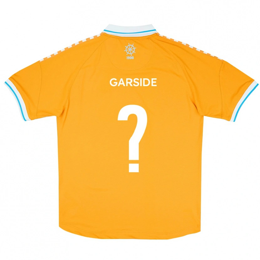 Danxen Criança Camisola Faye Garside #0 Amarelo Azul Alternativa 2025/26 Camisa