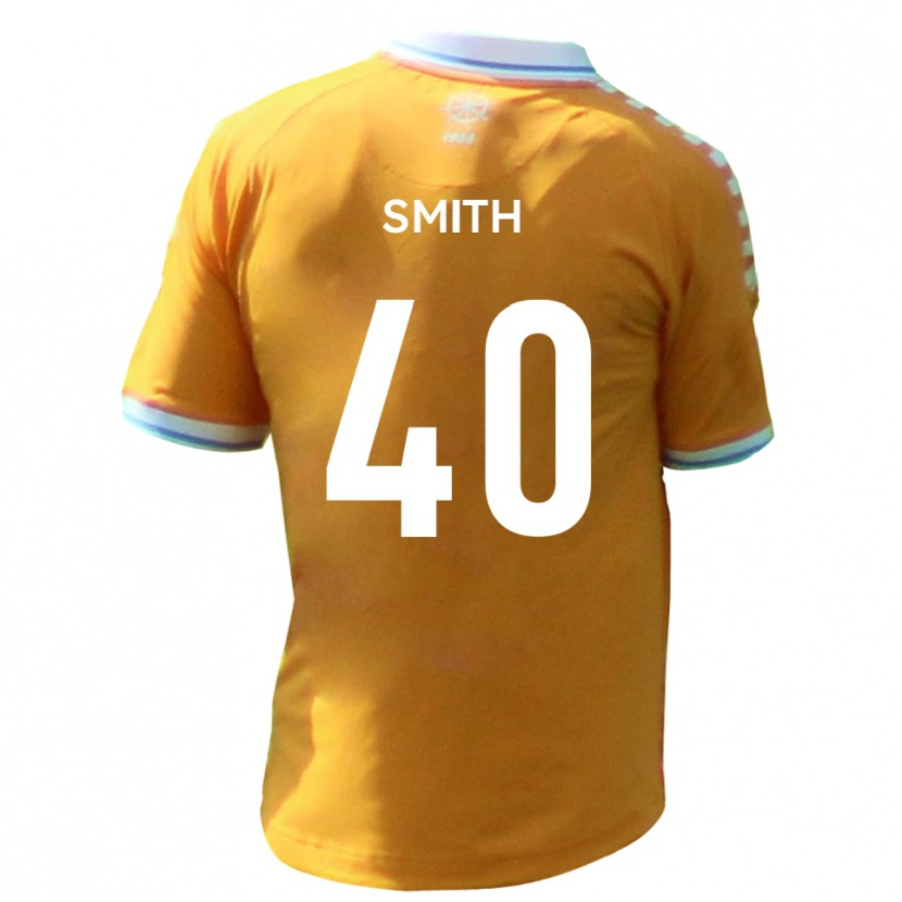 Danxen Criança Camisola Adam Smith #40 Amarelo Azul Alternativa 2025/26 Camisa