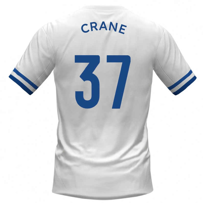Danxen Criança Camisola Nick Crane #37 Branco Azul Alternativa 2025/26 Camisa