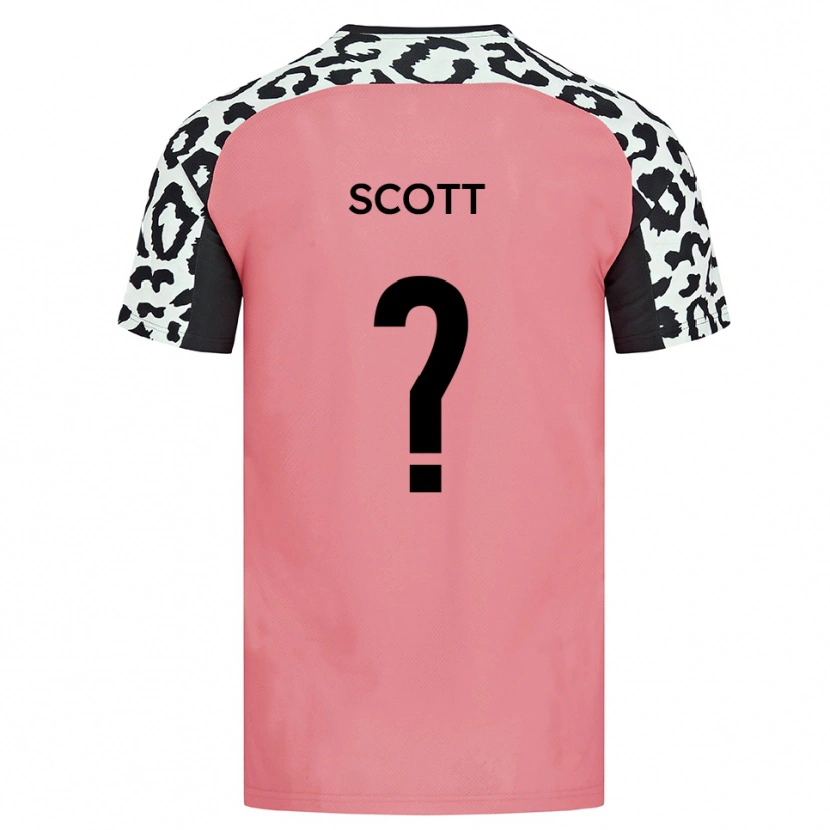 Danxen Criança Camisola Chantelle Scott #0 Rosa Preto Alternativa 2025/26 Camisa