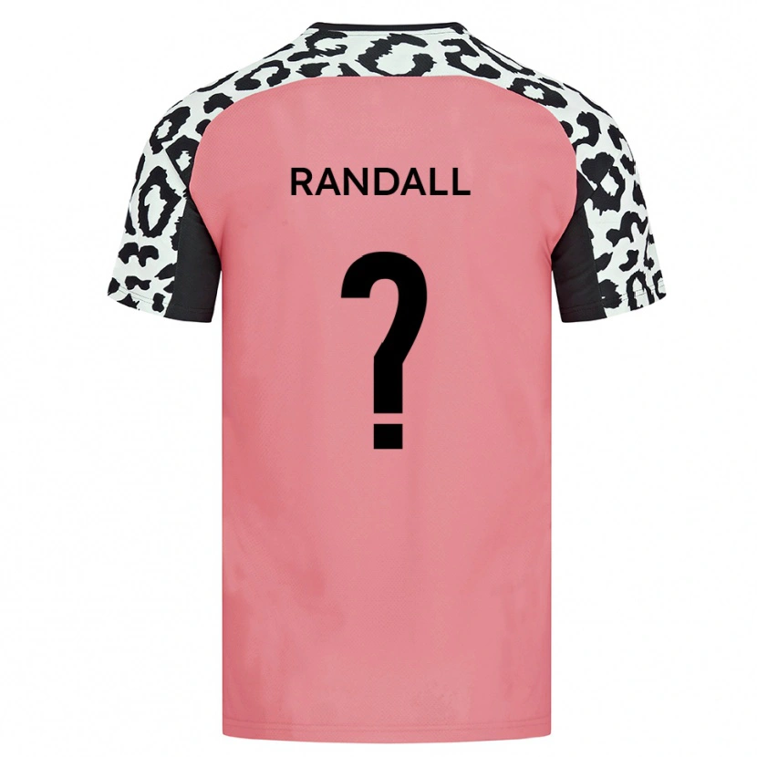 Danxen Criança Camisola Estelle Randall #0 Rosa Preto Alternativa 2025/26 Camisa