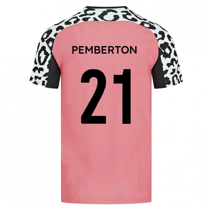 Danxen Criança Camisola Tre Pemberton #21 Rosa Preto Alternativa 2025/26 Camisa
