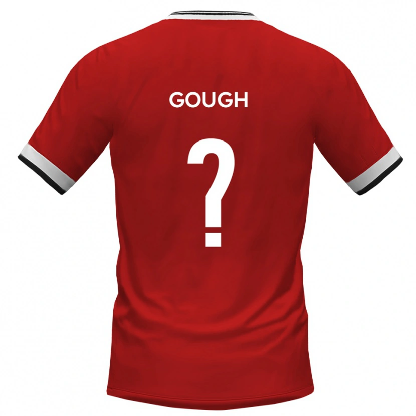 Danxen Criança Camisola Cole Gough #0 Branco Preto Alternativa 2025/26 Camisa
