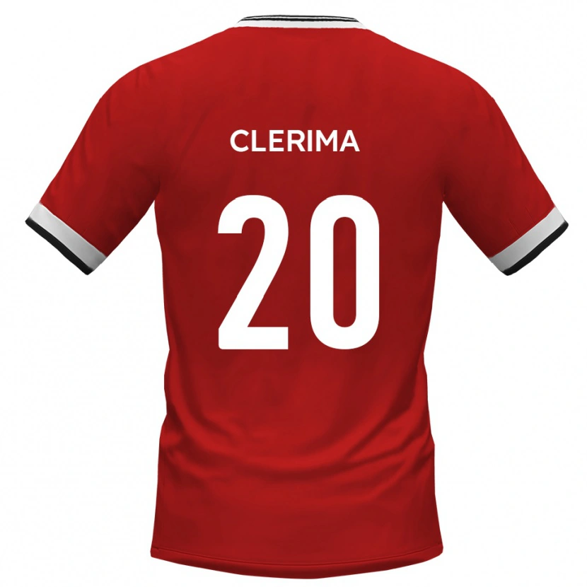 Danxen Criança Camisola Remy Clerima #20 Branco Preto Alternativa 2025/26 Camisa