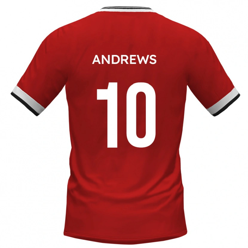 Danxen Criança Camisola Corie Andrews #10 Branco Preto Alternativa 2025/26 Camisa