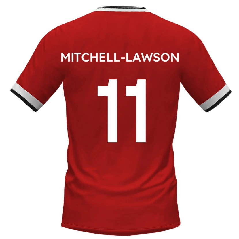 Danxen Criança Camisola Jayden Mitchell-Lawson #11 Branco Preto Alternativa 2025/26 Camisa