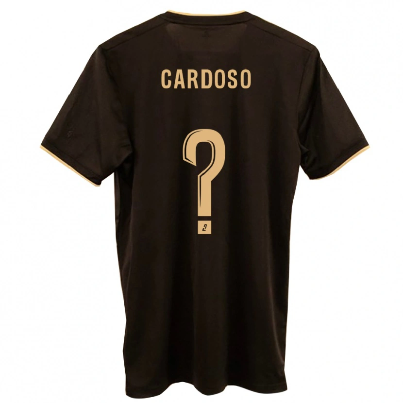 Danxen Criança Camisola Diego Cardoso #0 Azul Vermelho Alternativa 2025/26 Camisa