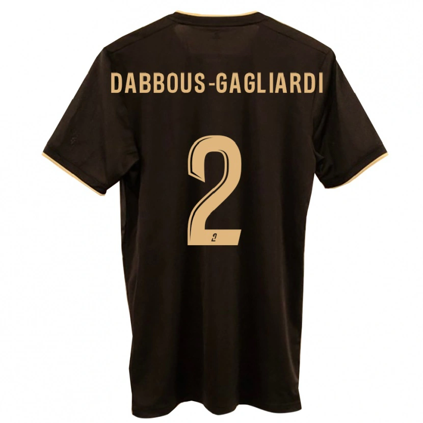 Danxen Criança Camisola Yanis Dabbous-Gagliardi #2 Azul Vermelho Alternativa 2025/26 Camisa