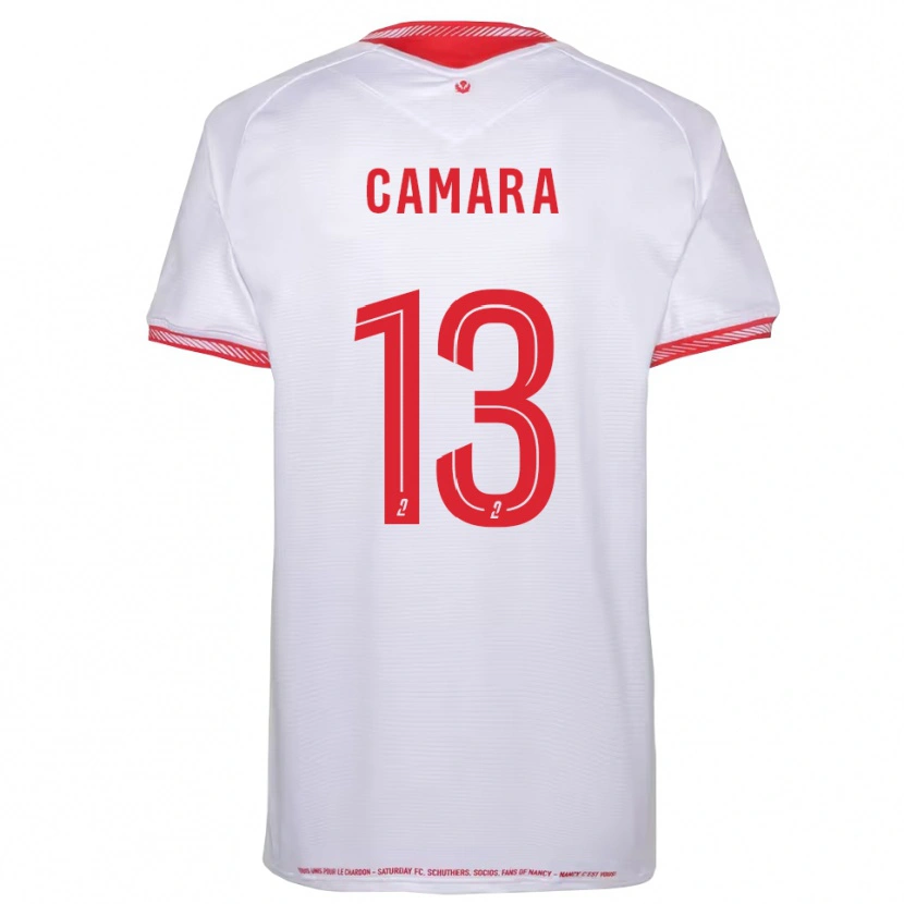 Danxen Criança Camisola Bakari Camara #13 Preto Vermelho Alternativa 2025/26 Camisa