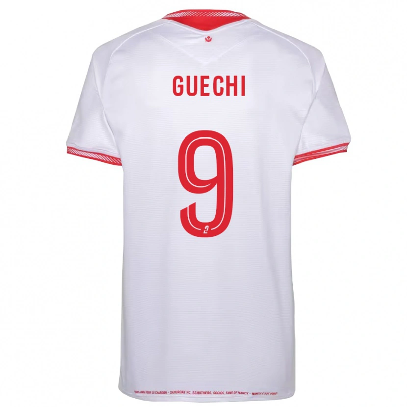 Danxen Criança Camisola Abderraouf Guechi #9 Preto Vermelho Alternativa 2025/26 Camisa