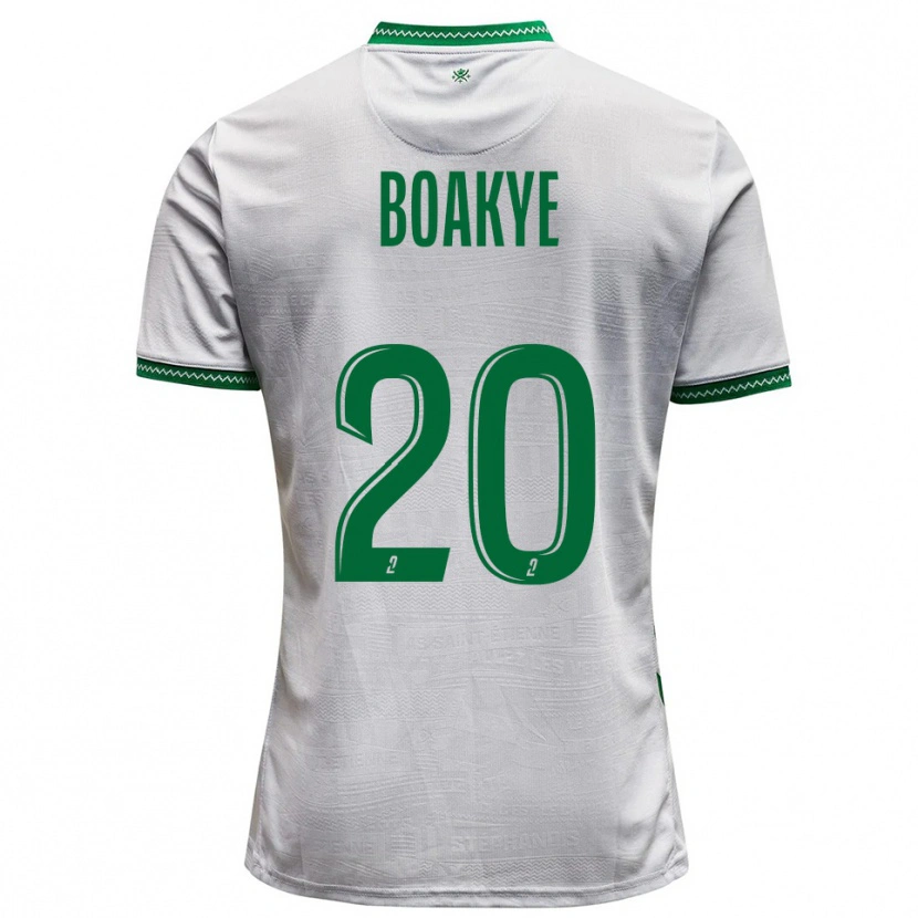 Danxen Criança Camisola Augustine Boakye #20 Branco Verde Alternativa 2025/26 Camisa