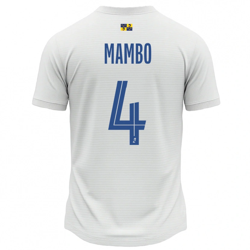 Danxen Criança Camisola Stone Mambo #4 Branco Azul Alternativa 2025/26 Camisa
