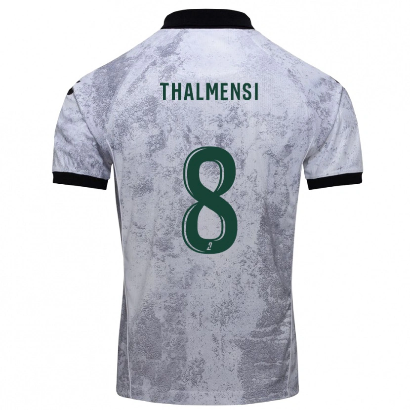 Danxen Criança Camisola Rudy Thalmensi #8 Branco Preto Alternativa 2025/26 Camisa