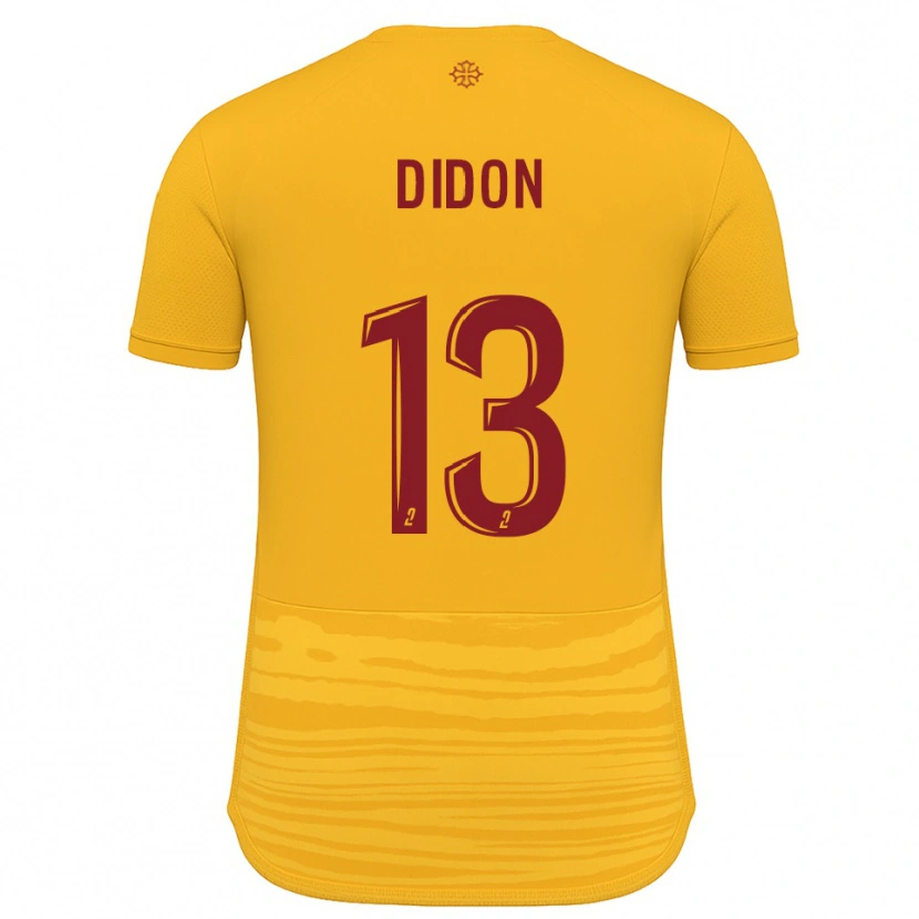 Danxen Criança Camisola Anis Didon #13 Laranja Borgonha Alternativa 2025/26 Camisa
