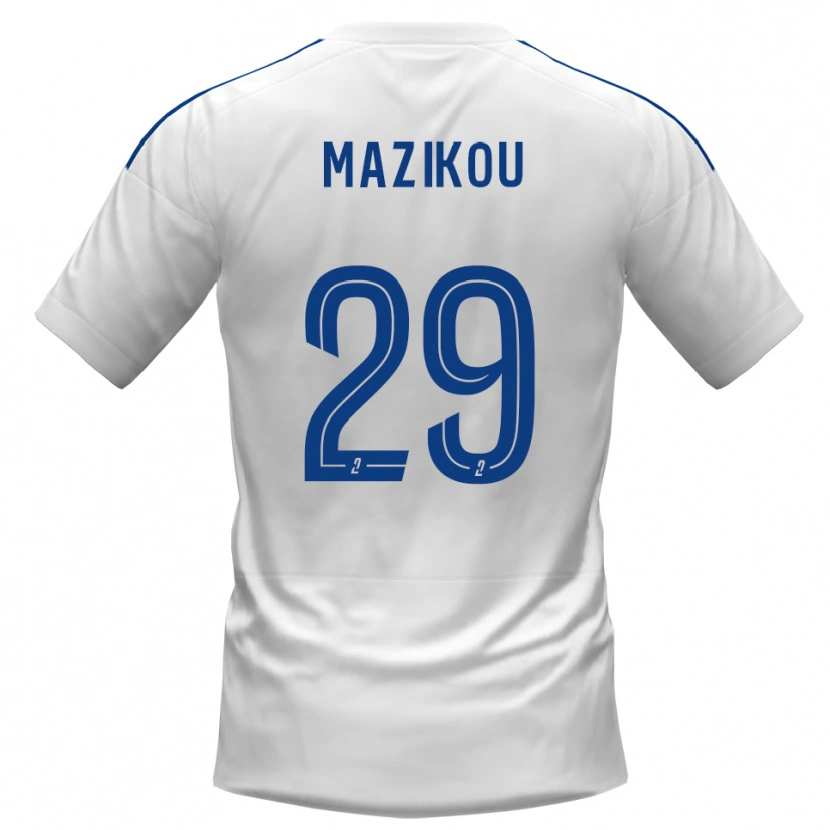 Danxen Criança Camisola Steevy Mazikou #29 Branco Azul Alternativa 2025/26 Camisa