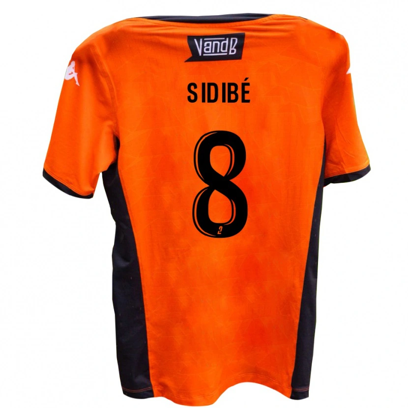 Danxen Criança Camisola Mamadou Sidibé #8 Branco Preto Alternativa 2025/26 Camisa