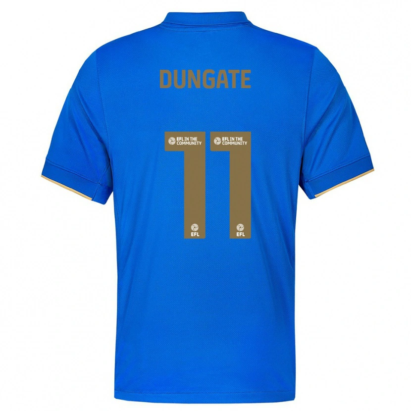 Danxen Homem Camisola Katie Dungate #11 Azul Dourado Principal 2025/26 Camisa