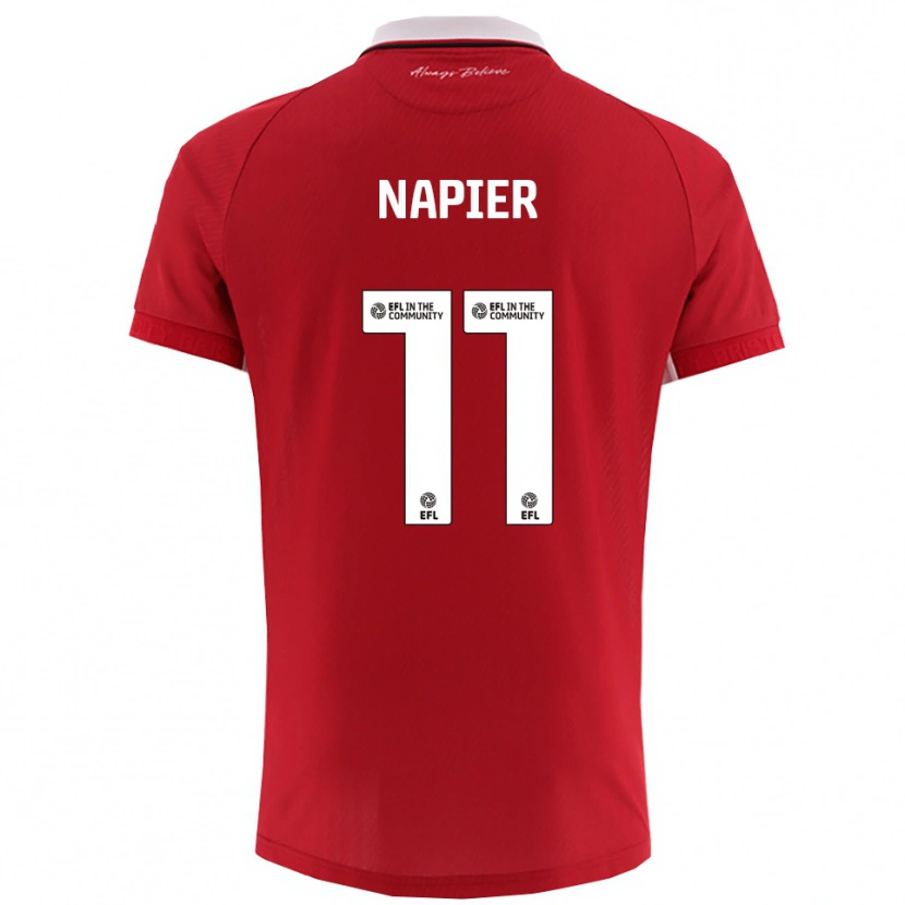 Danxen Homem Camisola Jamie-Lee Napier #11 Vermelho Branco Principal 2025/26 Camisa