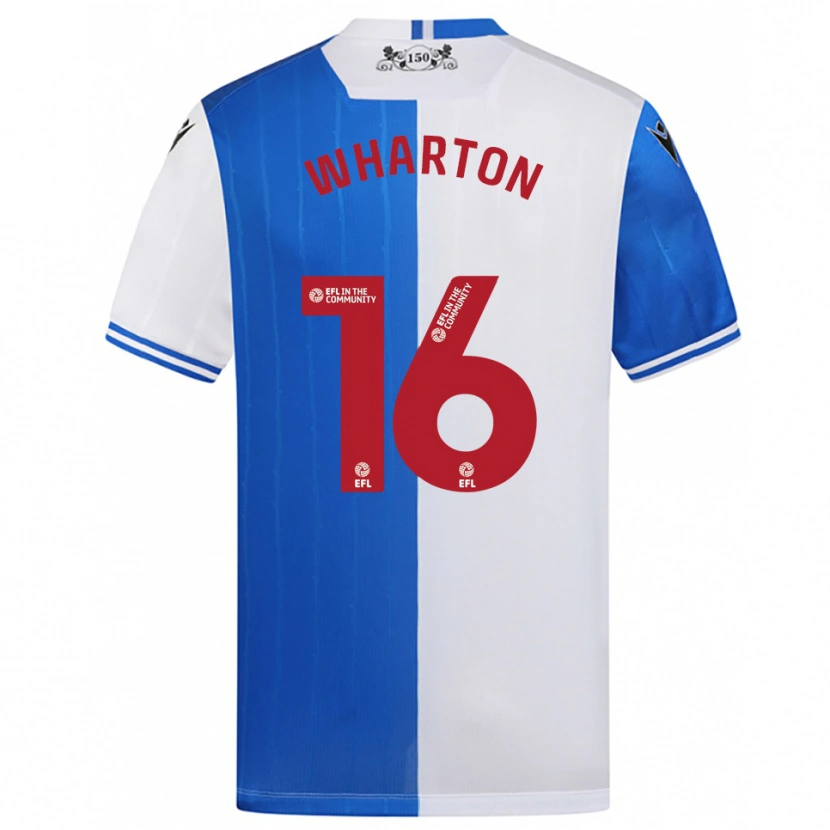 Danxen Homem Camisola Scott Wharton #16 Azul Branco Principal 2025/26 Camisa