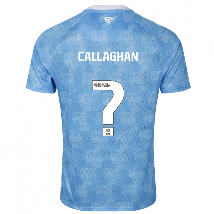 Danxen Homem Camisola Charlie Callaghan #0 Azul Celeste Branco Principal 2025/26 Camisa