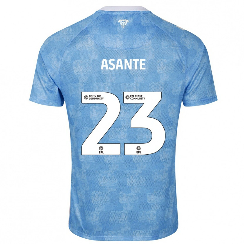 Danxen Homem Camisola Brandon Thomas-Asante #23 Azul Celeste Branco Principal 2025/26 Camisa