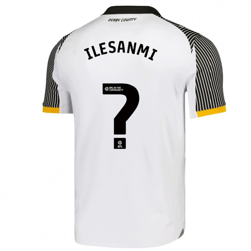 Danxen Homem Camisola Emmanuel Ilesanmi #0 Branco Preto Principal 2025/26 Camisa