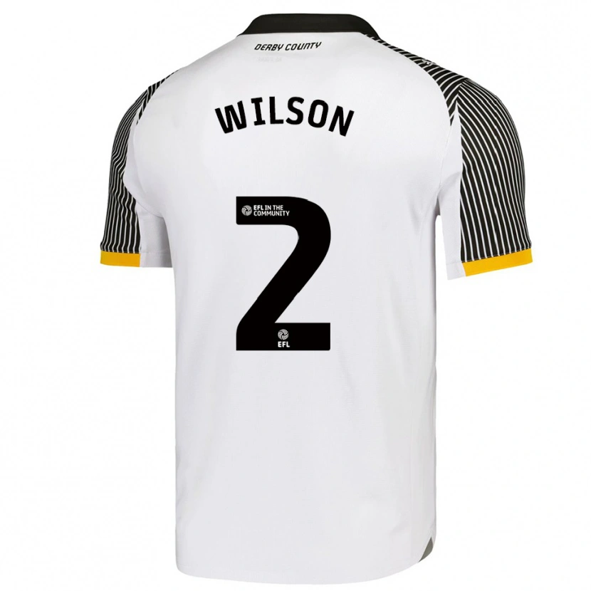Danxen Homem Camisola Kane Wilson #2 Branco Preto Principal 2025/26 Camisa