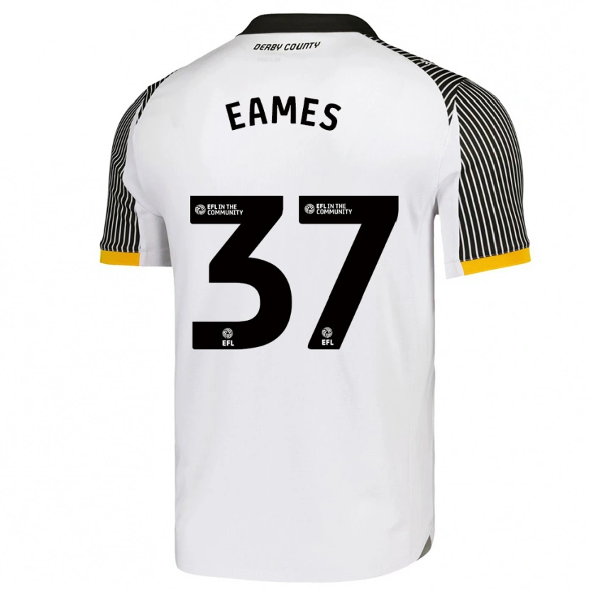 Danxen Homem Camisola Owen Eames #37 Branco Preto Principal 2025/26 Camisa