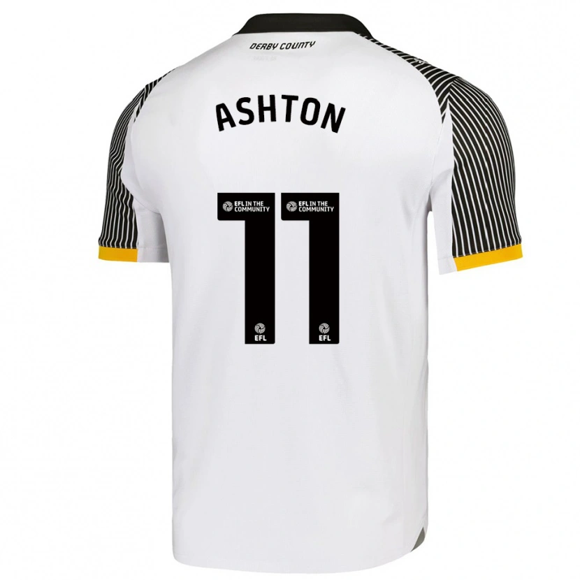 Danxen Homem Camisola Eleanor Ashton #11 Branco Preto Principal 2025/26 Camisa