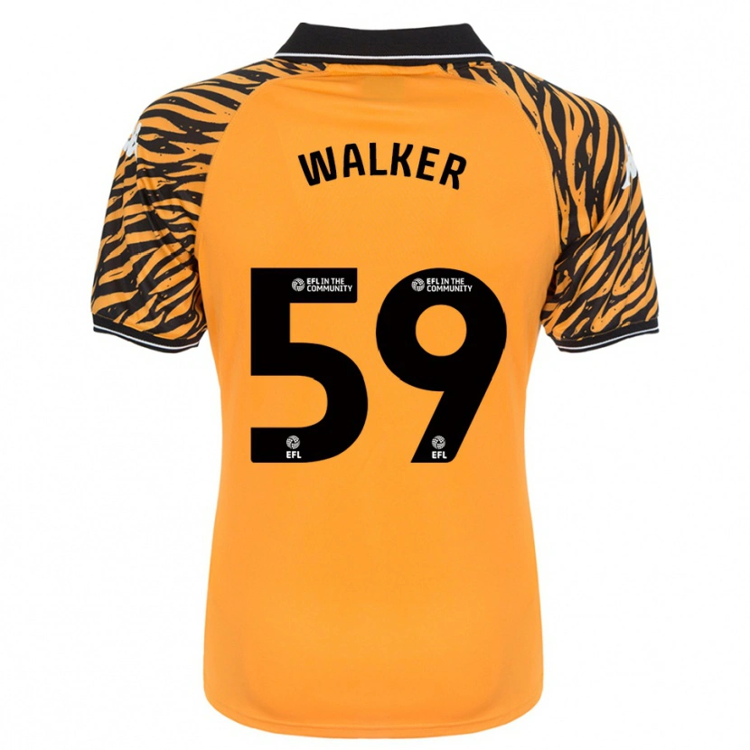 Danxen Homem Camisola Coist Walker #59 Laranja Preto Principal 2025/26 Camisa