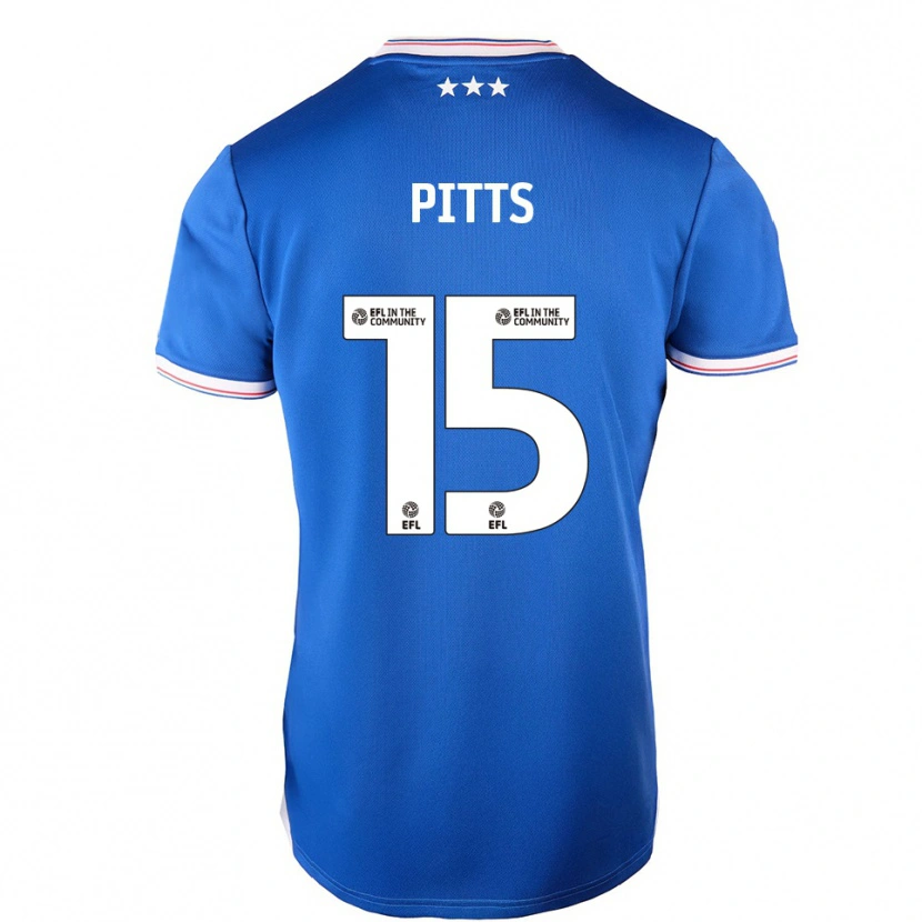 Danxen Homem Camisola Josh Pitts #15 Azul Branco Principal 2025/26 Camisa